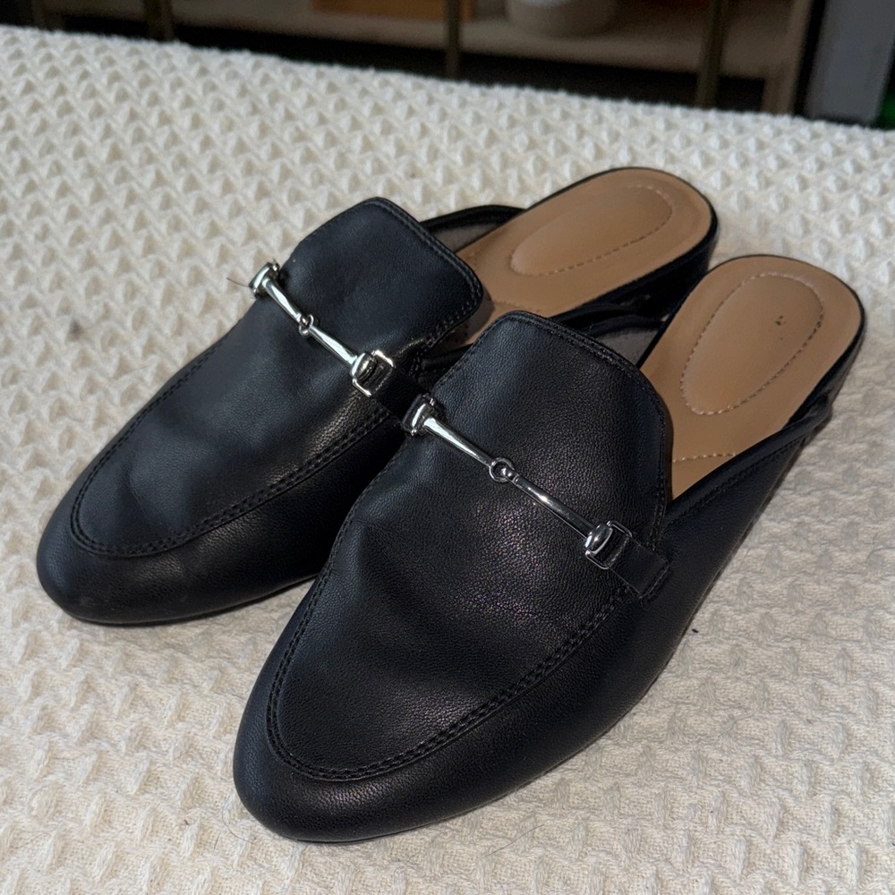 Black Slip-On Loafers